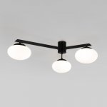 Люстра Eurosvet 70220/3 черный Opaline