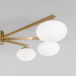 Люстра Eurosvet 70220/6 латунь Opaline