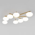 Люстра Eurosvet 70220/8 латунь Opaline