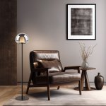 Торшер напольный Eurosvet 90327/1 черный Twice