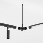 Module System Набор подвеса угловой с питанием (черный) 85187/00 Elektrostandard