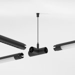 Module System Набор для подвеса Т-образный с питанием (черный) 85189/00 Elektrostandard