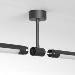 Module System Декоративная гибкая стойка с вводом питания (черный) 85192/00 Elektrostandard