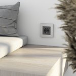 Рамка на 1 пост AluMax (алюминий) Werkel W0013506