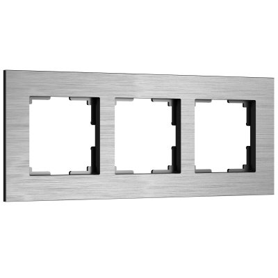 Рамка на 3 поста AluMax (алюминий) Werkel W0033506 Рамка на 3 поста AluMax (алюминий) Werkel W0033506