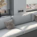 Рамка на 3 поста  AluMax (алюминий) Werkel W0033506