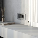 Рамка на 2 поста  AluMax (алюминий) Werkel W0023506