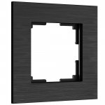 Рамка на 1 пост AluMax (черный алюминий) Werkel W0013508