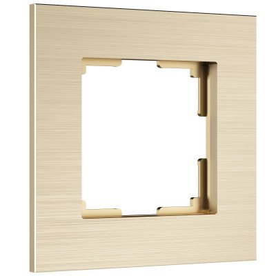 Рамка на 1 пост AluMax (шампань) Werkel W0013511