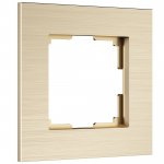 Рамка на 1 пост AluMax (шампань) Werkel W0013511