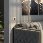 Рамка на 1 пост AluMax (шампань) Werkel W0013511