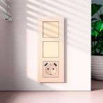Рамка на 3 поста  AluMax (шампань) Werkel W0033511