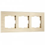 Рамка на 3 поста AluMax (шампань) Werkel W0033511