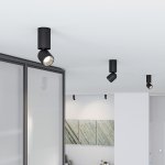 Светильник накладной светодиодный Spot 8W 4000K черный 25106/LED Elektrostandard