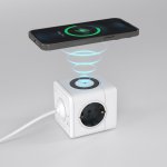 Розеточный блок 3-местный + 3 USB + беспроводная зарядка Werkel W6513501