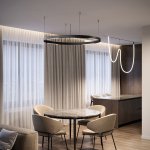 Slim Magnetic Трековый светильник для радиусного шинопровода 8W 4200K Planar чёрный ? 800мм 85179/01 Elektrostandard