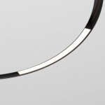 Slim Magnetic Трековый светильник для радиусного шинопровода 16W 4200K Planar чёрный ? 800мм 85180/01 Elektrostandard