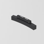 Slim Magnetic Трековый светильник для радиусного шинопровода 6W 4200K Intenso чёрный ? 1200мм 85185/01 Elektrostandard