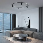 Slim Magnetic Трековый светильник для радиусного шинопровода 20W 4200K Comfi чёрный ? 800мм 85187/01 Elektrostandard