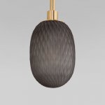 Подвесной светильник со стеклянным плафоном Eurosvet 50266/1 дымчатый