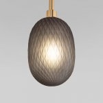 Подвесной светильник со стеклянными плафонами Eurosvet 50266 дымчатый/прозрачный/янтарный