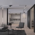 Slim Magnetic Трековый светильник 22W 4000K Mobi (чёрный) 85191/01 Elektrostandard