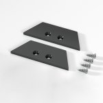Комплект заглушек черный для накладного алюминиевого профиля светодиодной ленты (1 пара) ZL-2-ALP022 Elektrostandard