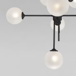 Потолочный светильник со стеклянными плафонами Eurosvet 50383 черный