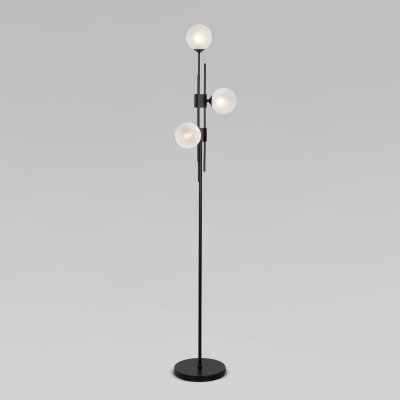 Напольный светильник со стеклянными плафонами Eurosvet 01383/3 черный