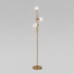 Напольный светильник со стеклянными плафонами Eurosvet 01383/3 латунь