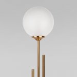 Напольный светильник со стеклянными плафонами Eurosvet 01383/3 латунь