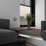 Выключатель трехклавишный (серебряный матовый) Werkel W1130065