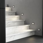 Датчик движения 500 Вт, двухпроводный (серебряный матовый) Werkel W1155105