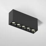 Светильник потолочный светодиодный 10W 3000K черный Block 25108/LED Elektrostandard