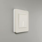 Рамка на 1 пост Split (айвори/белый,  soft-touch) Werkel W0013066