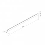 Mini Magnetic Шинопровод накладной Round черный 2м 85165/00 Elektrostandard