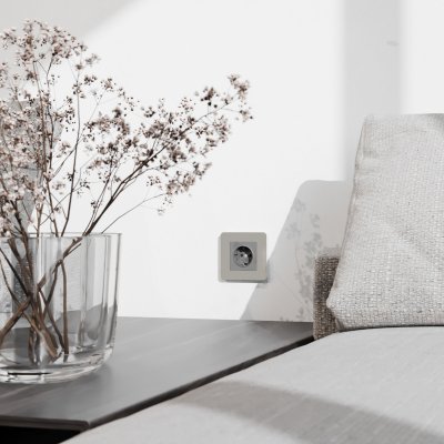 Рамка на 1 пост Split (дымчатый/белый, soft-touch) Werkel W0013067 Рамка на 1 пост Split (дымчатый/белый, soft-touch) Werkel W0013067