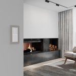 Рамка на 2 поста Split (дымчатый/белый, soft-touch) Werkel W0023067