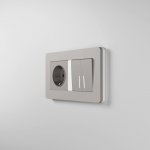 Рамка на 2 поста Split (дымчатый/белый, soft-touch) Werkel W0023067