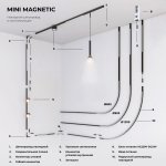 Mini Magnetic Трековый светильник 5W 3000K латунь/черный 85206/01 Elektrostandard