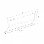 Mini Magnetic Трековый светильник 12W 3000K черный 85208/01 Elektrostandard