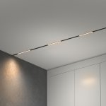 Slim Magnetic L01 Трековый светильник 10W  3000K черный 85000/01 Elektrostandard