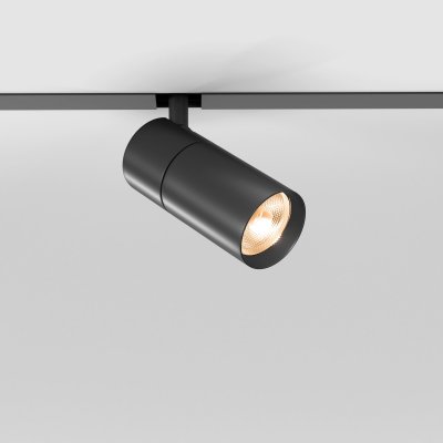 Slim Magnetic R01 Трековый светильник 6W 3000K черный 85011/01 Elektrostandard