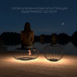 Светильник садово-парковый светодиодный Firenze черный 35178/F черный Elektrostandard