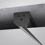 Slim Magnetic Шинопровод в натяжной потолок с декоративными вставками черный 2м 85204/00 Elektrostandard