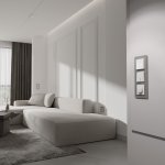 Рамка на 3 поста Senso (дымчатый, стекло soft-touch) Werkel W0033117