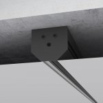 Slim Magnetic Заглушки для шинопровода в натяжной потолок 85204/00 черный 2 шт. 85206/00 Elektrostandard