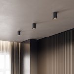 Светильник потолочный светодиодный Points 7W 3000K черный 25111/LED Elektrostandard