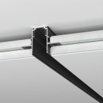 Slim Magnetic Шинопровод встраиваемый под ГКЛ 12,5мм черный 2м 85207/00 Elektrostandard