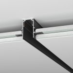 Slim Magnetic Шинопровод встраиваемый под ГКЛ 9,5мм черный 3м 85210/00 Elektrostandard